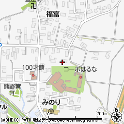 青森県弘前市福村福富28周辺の地図