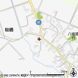 青森県平川市杉館松橋21周辺の地図