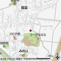 青森県弘前市福村福富28-2周辺の地図