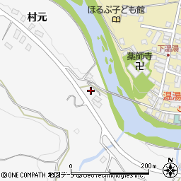 青森県黒石市袋村元1周辺の地図