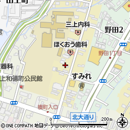 青森県弘前市北横町32周辺の地図