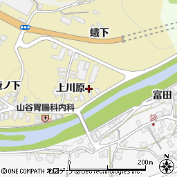 青森県黒石市温湯上川原18-13周辺の地図