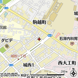 田沢新聞販売店周辺の地図