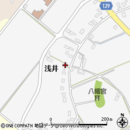 青森県弘前市一町田浅井459周辺の地図