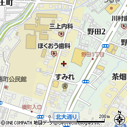 青森県弘前市北横町39周辺の地図
