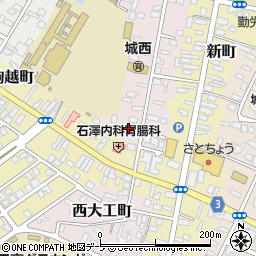 青森県弘前市西大工町26周辺の地図