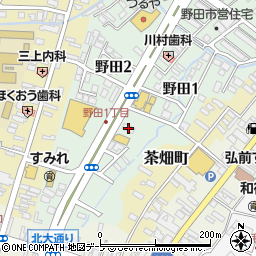 アンジェリック 弘前店周辺の地図
