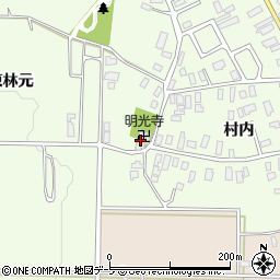 明光寺周辺の地図