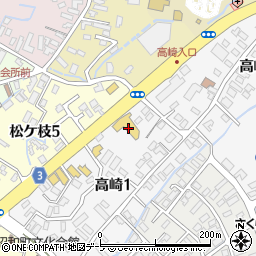 青森三菱弘前店周辺の地図