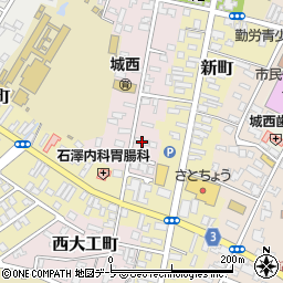 青森県弘前市西大工町31周辺の地図