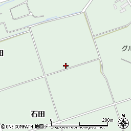 青森県平川市中佐渡石田周辺の地図