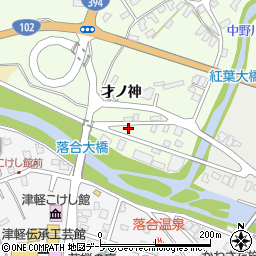 青森県黒石市南中野才ノ神39周辺の地図