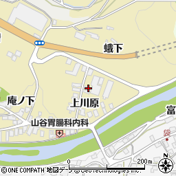 青森県黒石市温湯上川原24周辺の地図