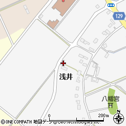青森県弘前市一町田浅井450周辺の地図