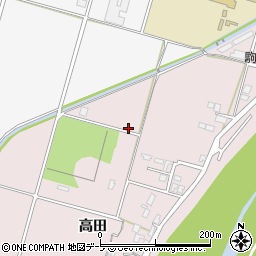 青森県弘前市駒越周辺の地図