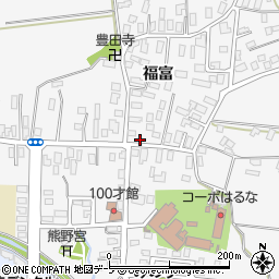 青森県弘前市福村福富24-1周辺の地図