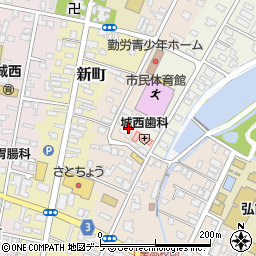 青森県弘前市袋町5-2周辺の地図
