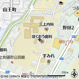 青森県弘前市北横町42周辺の地図