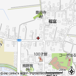 青森県弘前市福村福富19-4周辺の地図