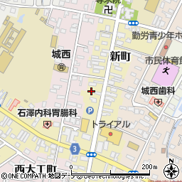 青森県弘前市新町188-3周辺の地図
