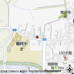 青森県弘前市福村福富1周辺の地図
