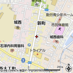 青森県弘前市新町191周辺の地図