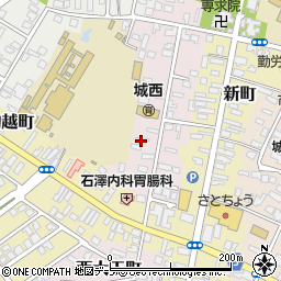 青森県弘前市西大工町36周辺の地図