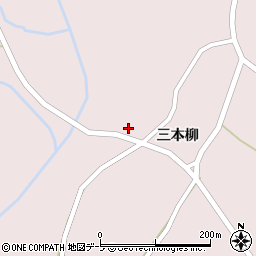 青森県弘前市百沢三本柳117-1周辺の地図
