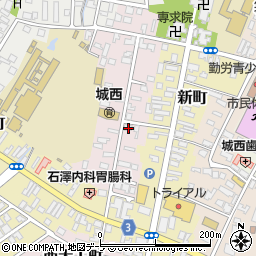 青森県弘前市西大工町45周辺の地図