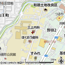 三上内科医院周辺の地図