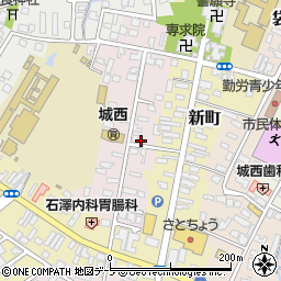 青森県弘前市西大工町46周辺の地図