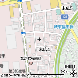 株式会社国際パトロール青森支店弘前営業所周辺の地図