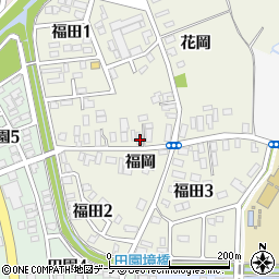 青森県弘前市福田福岡13周辺の地図