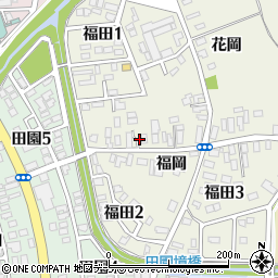 青森県弘前市福田（福岡）周辺の地図