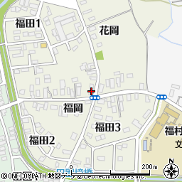 青森県弘前市福田福岡16周辺の地図