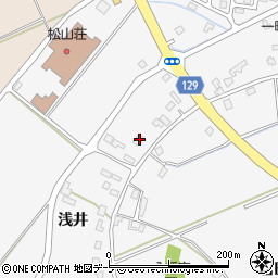 青森県弘前市一町田浅井65周辺の地図