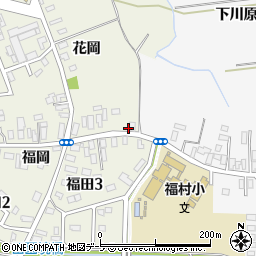 青森県弘前市福田福岡32周辺の地図
