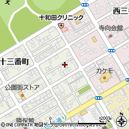 寺澤化粧品周辺の地図