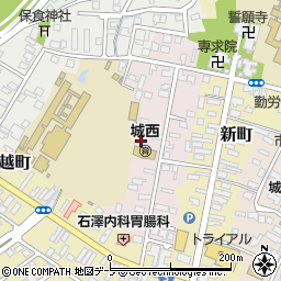 青森県弘前市西大工町48周辺の地図