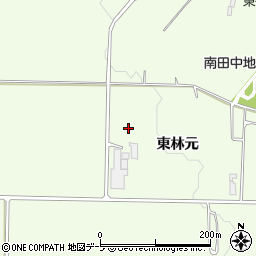 青森県平川市南田中（東林元）周辺の地図
