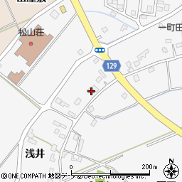 青森県弘前市一町田浅井469周辺の地図