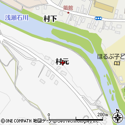 青森県黒石市袋村元周辺の地図