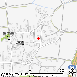 青森県弘前市福村福富58-13周辺の地図