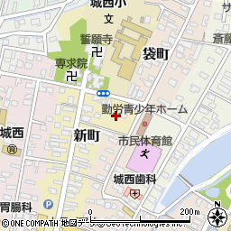 青森県弘前市新町241周辺の地図