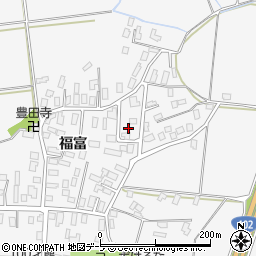 青森県弘前市福村福富58周辺の地図