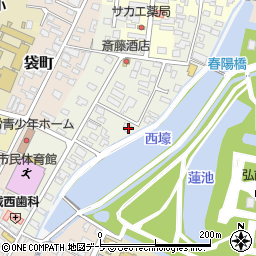 青森県弘前市五十石町70周辺の地図
