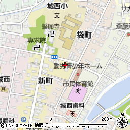青森県弘前市新町242周辺の地図
