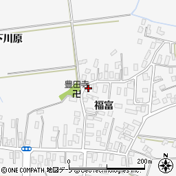 青森県弘前市福村福富48-2周辺の地図