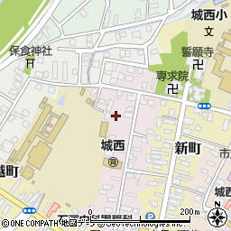 青森県弘前市西大工町63周辺の地図