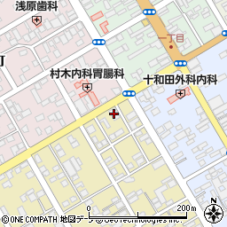 青森銀行十和田南支店周辺の地図